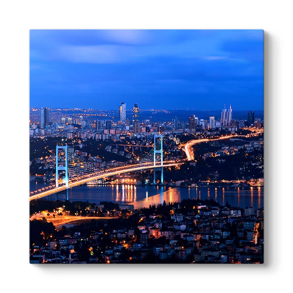 İstanbul Gece Köprü Tablosu - Model 3